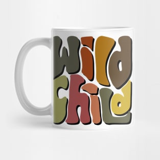 Wild Child Autumn Colors Word Mug